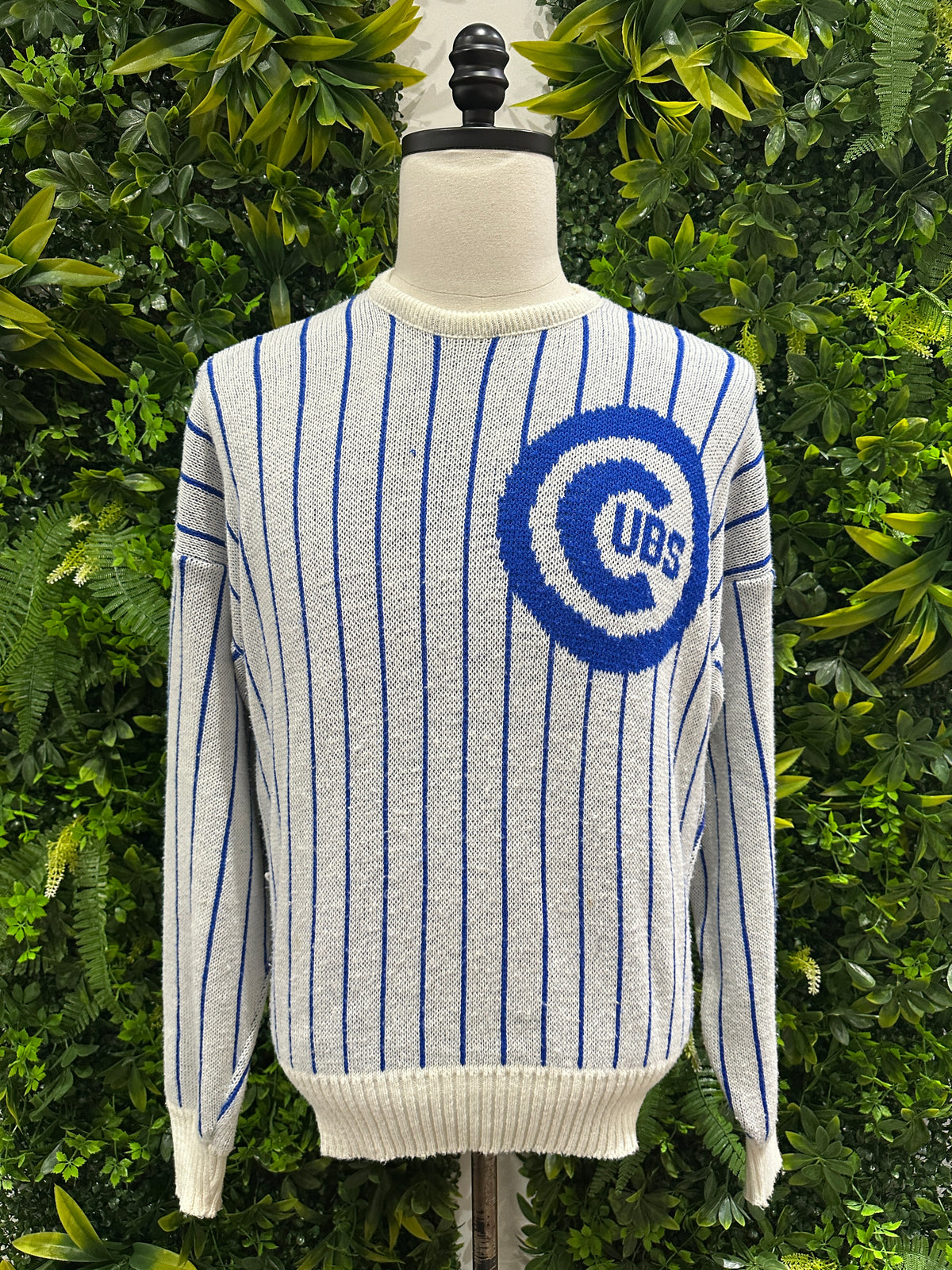(Mens Large) 80s Cliff Engle Chicago Cubs Knit Sweater
