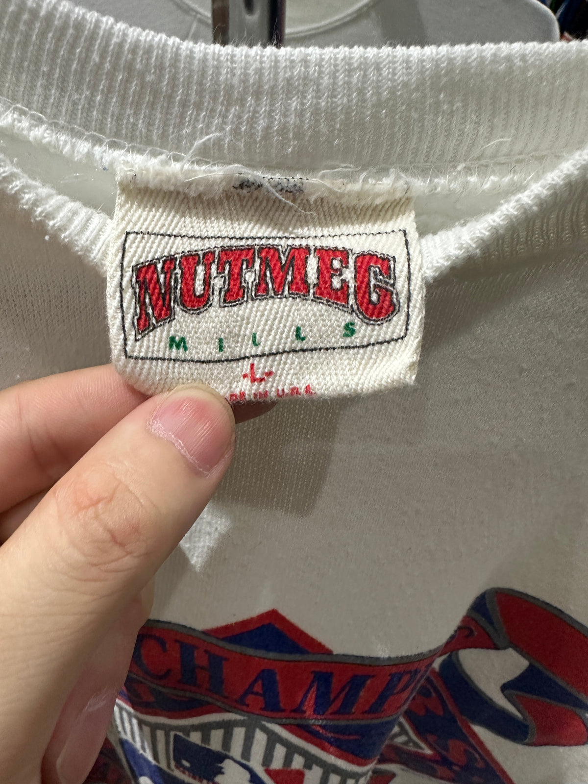 (Mens Large) 1989 Chicago Cubs National League Champs Sweater