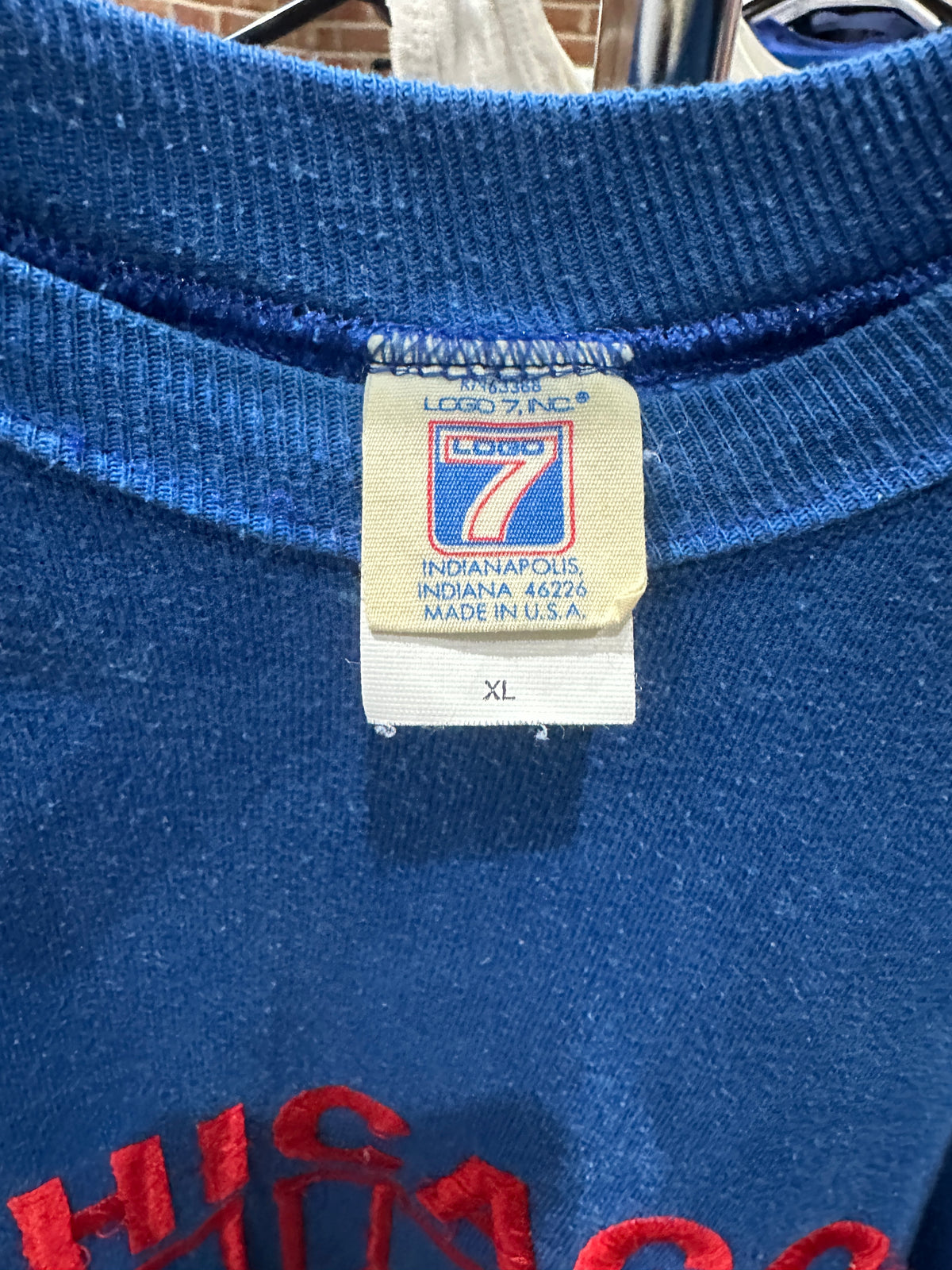 (Women's XL) 90s Chicago Cubs Spell-Out Sweater