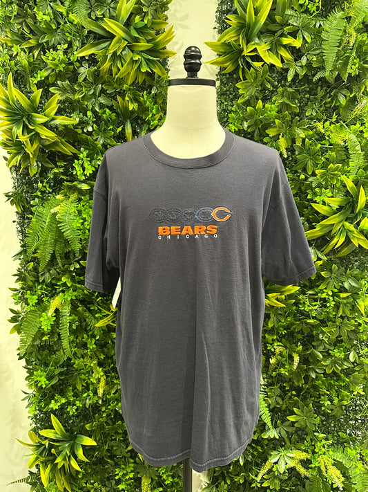 (Mens XL) NFL Chicago Bears Spell-Out Shirt 007