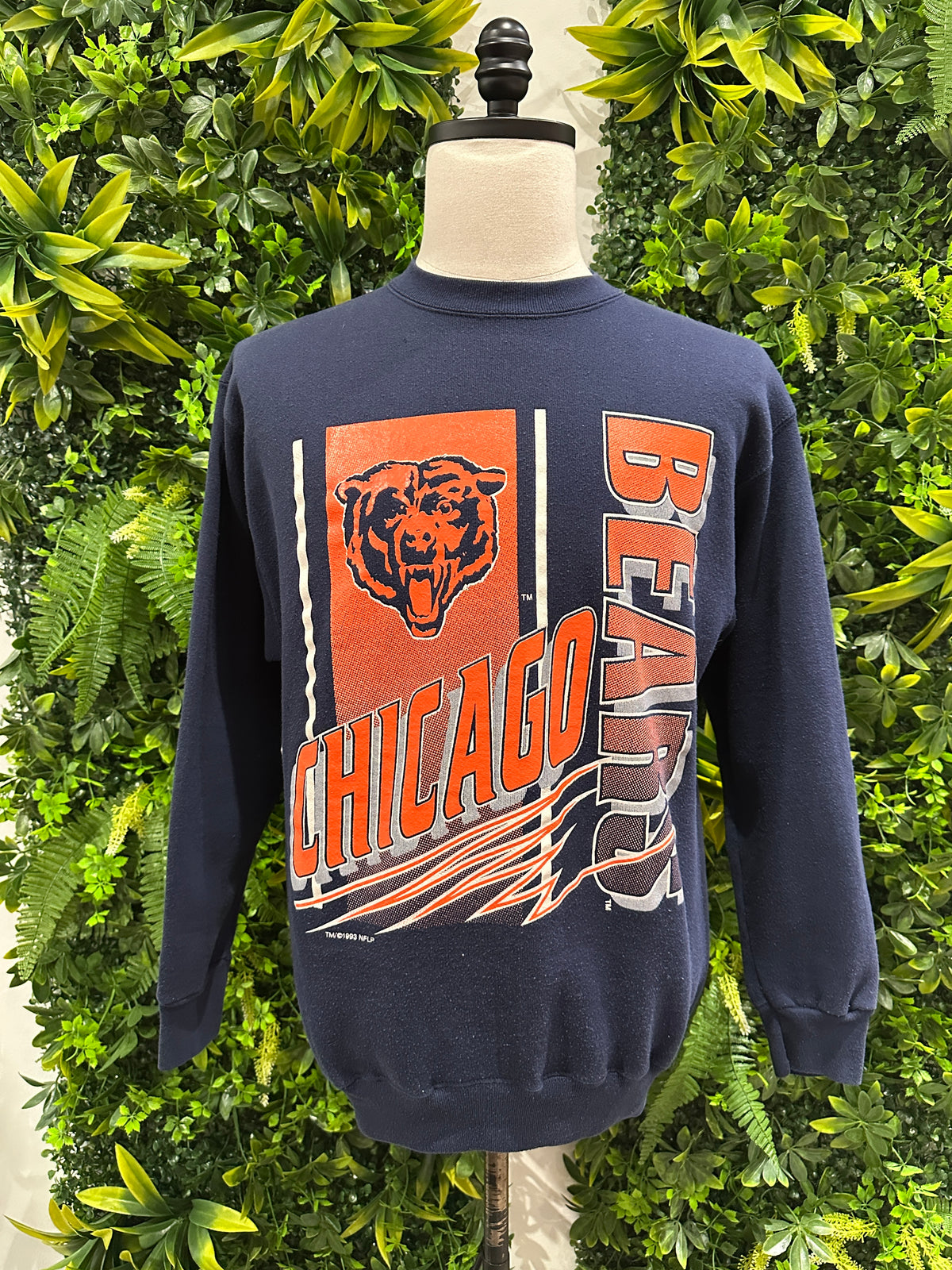 (Mens Large) 1993 Chicago Bears Spell-Out Sweater 007