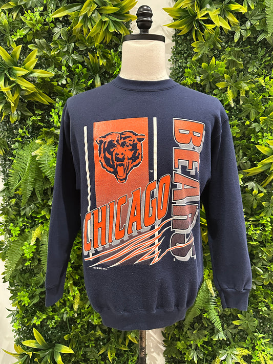 (Mens Large) 1993 Chicago Bears Spell-Out Sweater 007