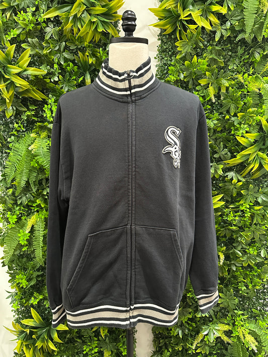 (Mens XL) MLB Chicago White Sox Full-Zip Sweater 007