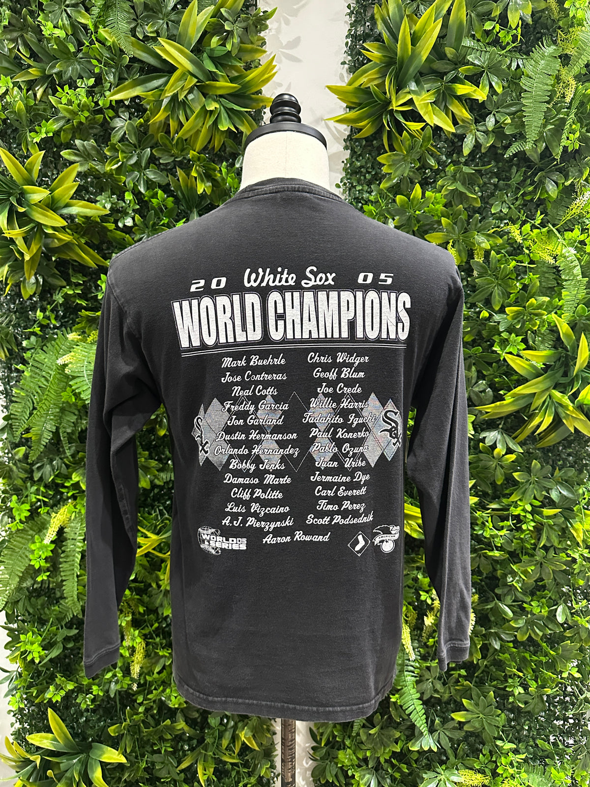 (Mens Medium) 2005 Chicago White Sox Champs Long-Sleeve Shirt 007