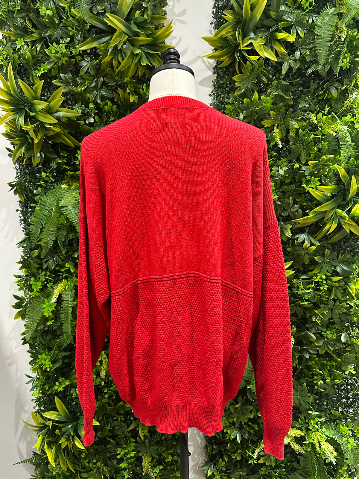 (Mens XL) 90s Chicago Blackhawks Knitted Sweater 007