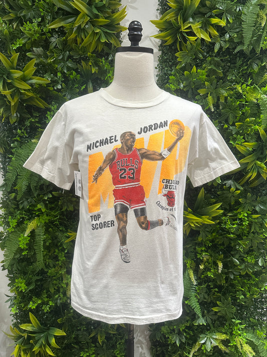(Mens Medium) 90s Chicago Bulls Michael Jordan 'Top Scorer' Shirt 007