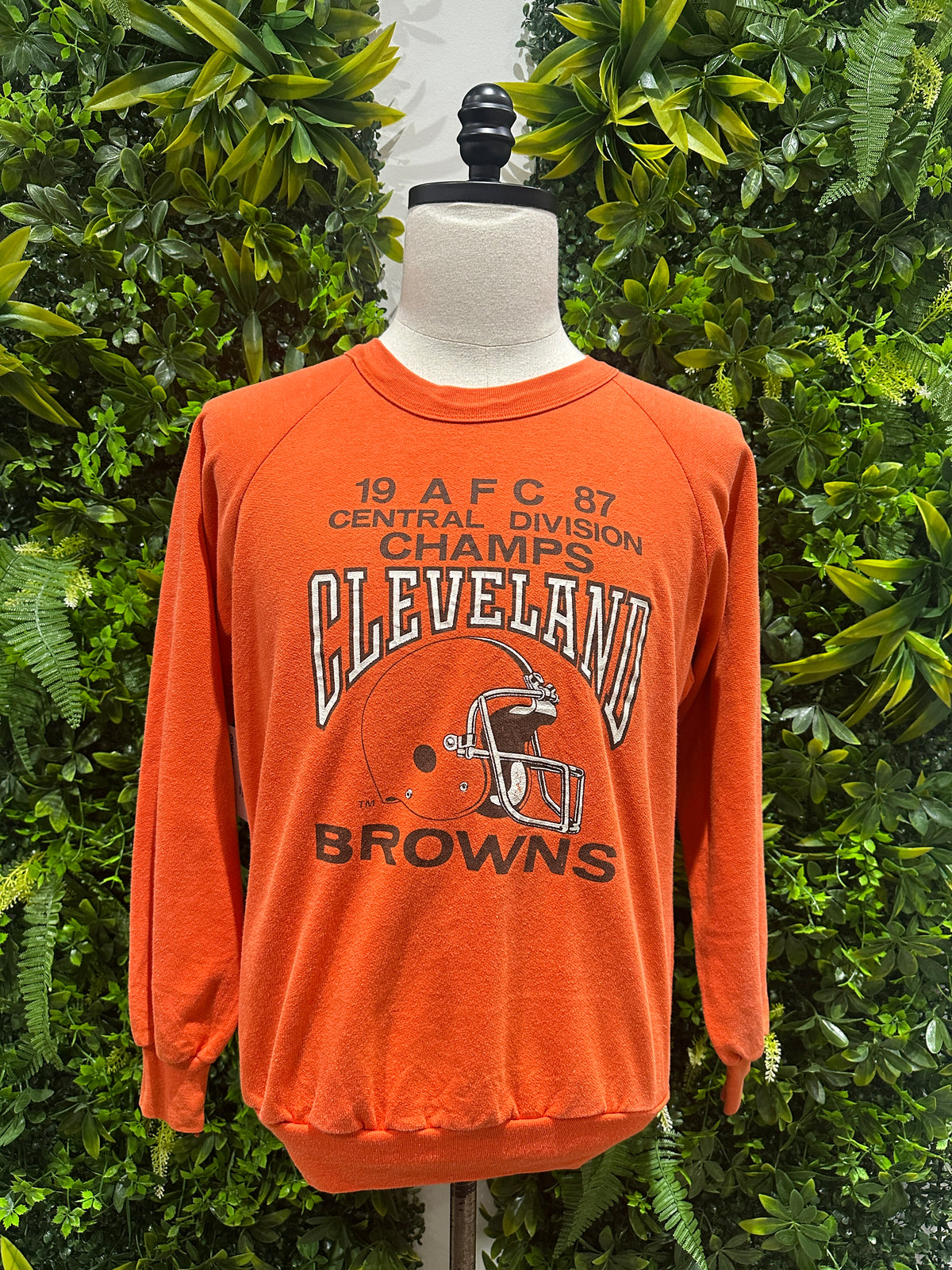 (Mens Medium) 1987 Cleveland Browns Sweater 007