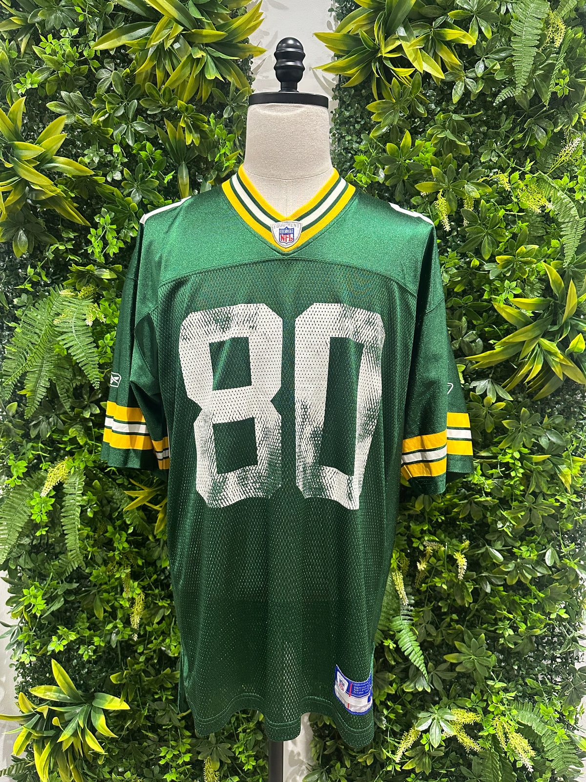 (Mens Large) NFL Green Bay Packers 'Donal Driver' Jersey 007