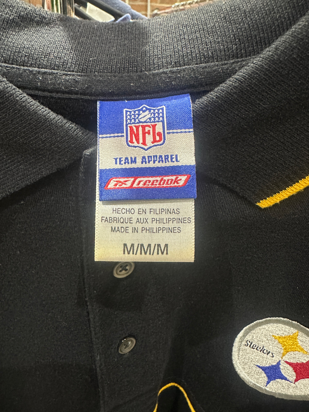 (Mens Large) NFL Pittsburgh Steelers Polo Shirt 007