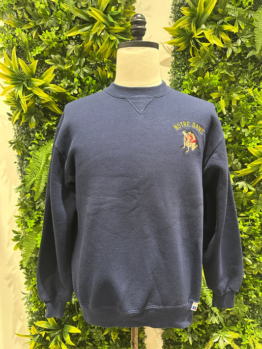 (Mens Large) 90s Notre Dame Wrestling Sweater 007