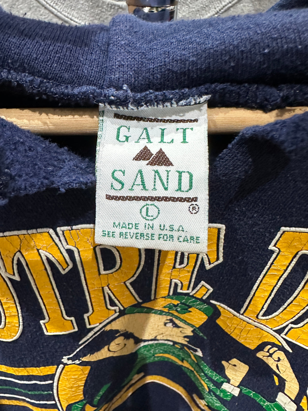 (Mens Large) 90s Notre Dame Sweatshirt 007