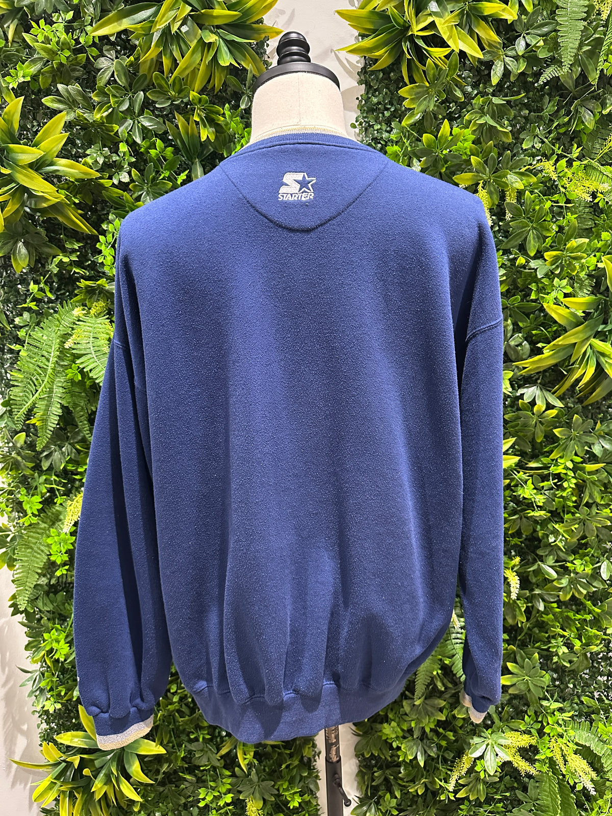 (Mens XL) 90s Starter Notre Dame Sweater 007