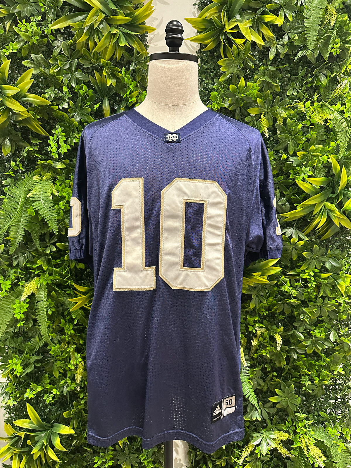 (Mens Large) 90s Adidas Notre Dame Football Jersey 007