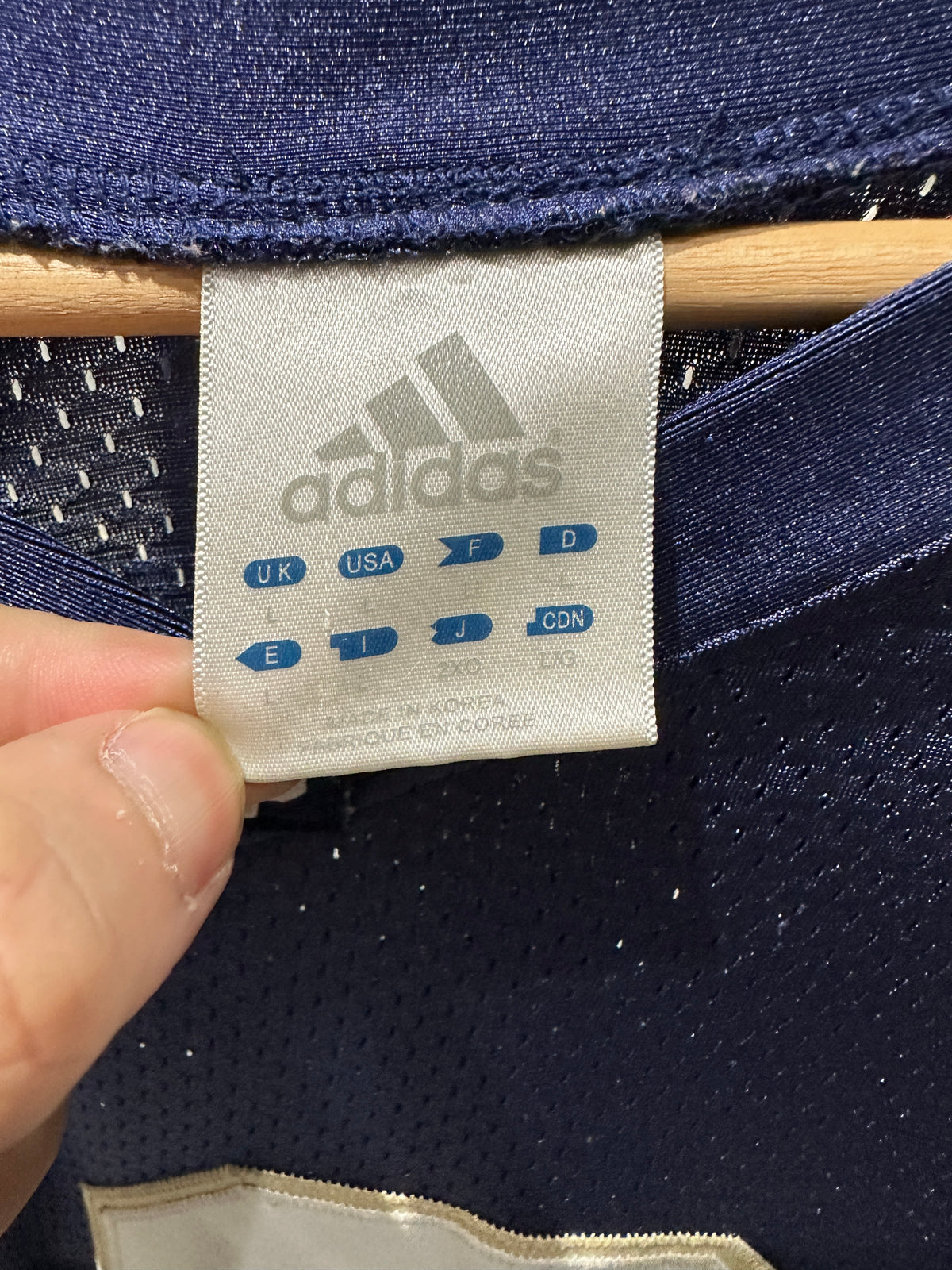 (Mens Large) 90s Adidas Notre Dame Football Jersey 007