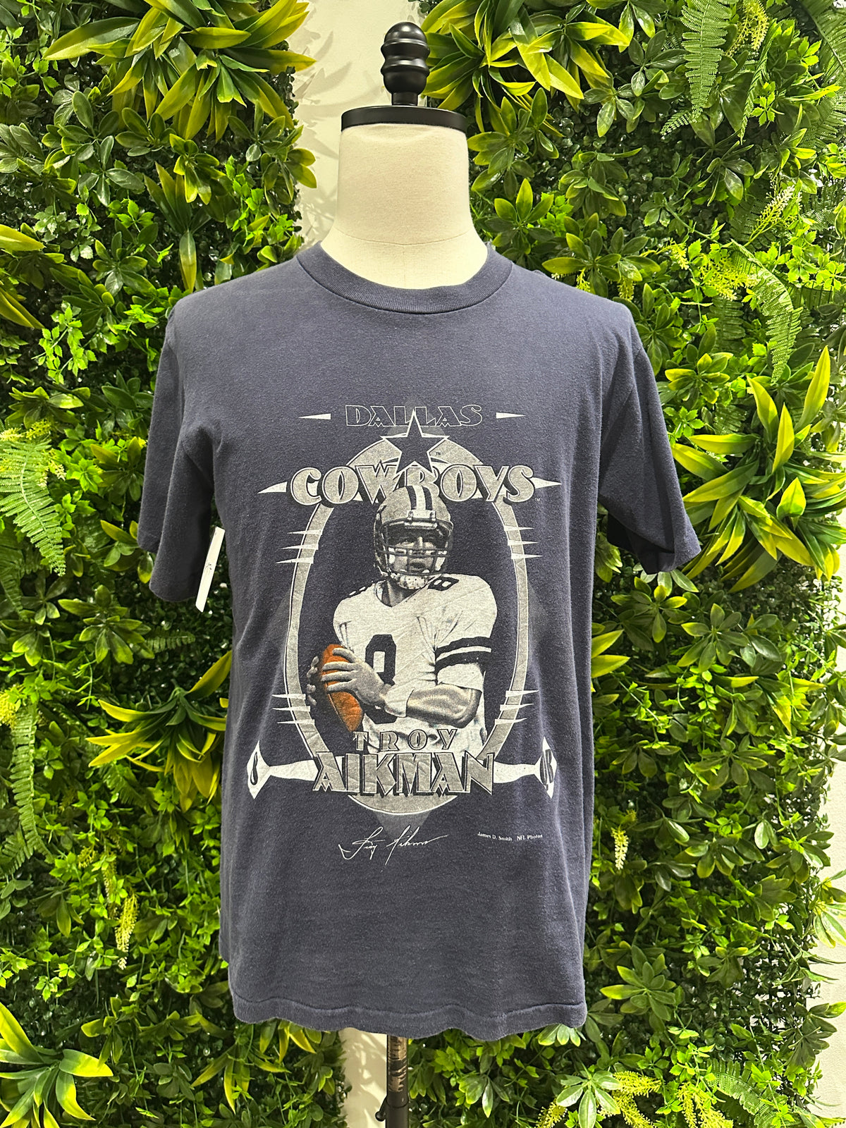 (Mens Medium) 90s Dallas Cowboys 'Troy Aikman' Shirt 007