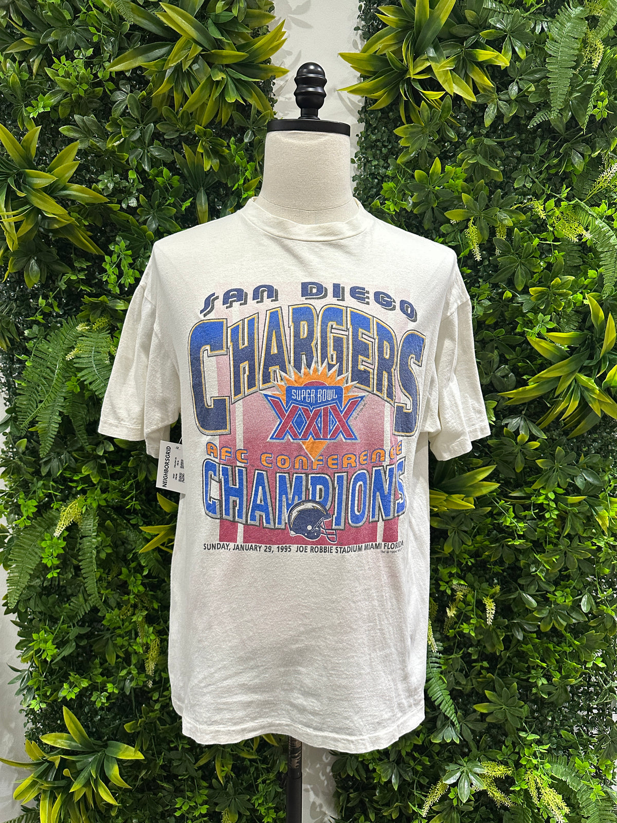 (Mens XL) 1995 San Diego Chargers AFC Champs Shirt 007