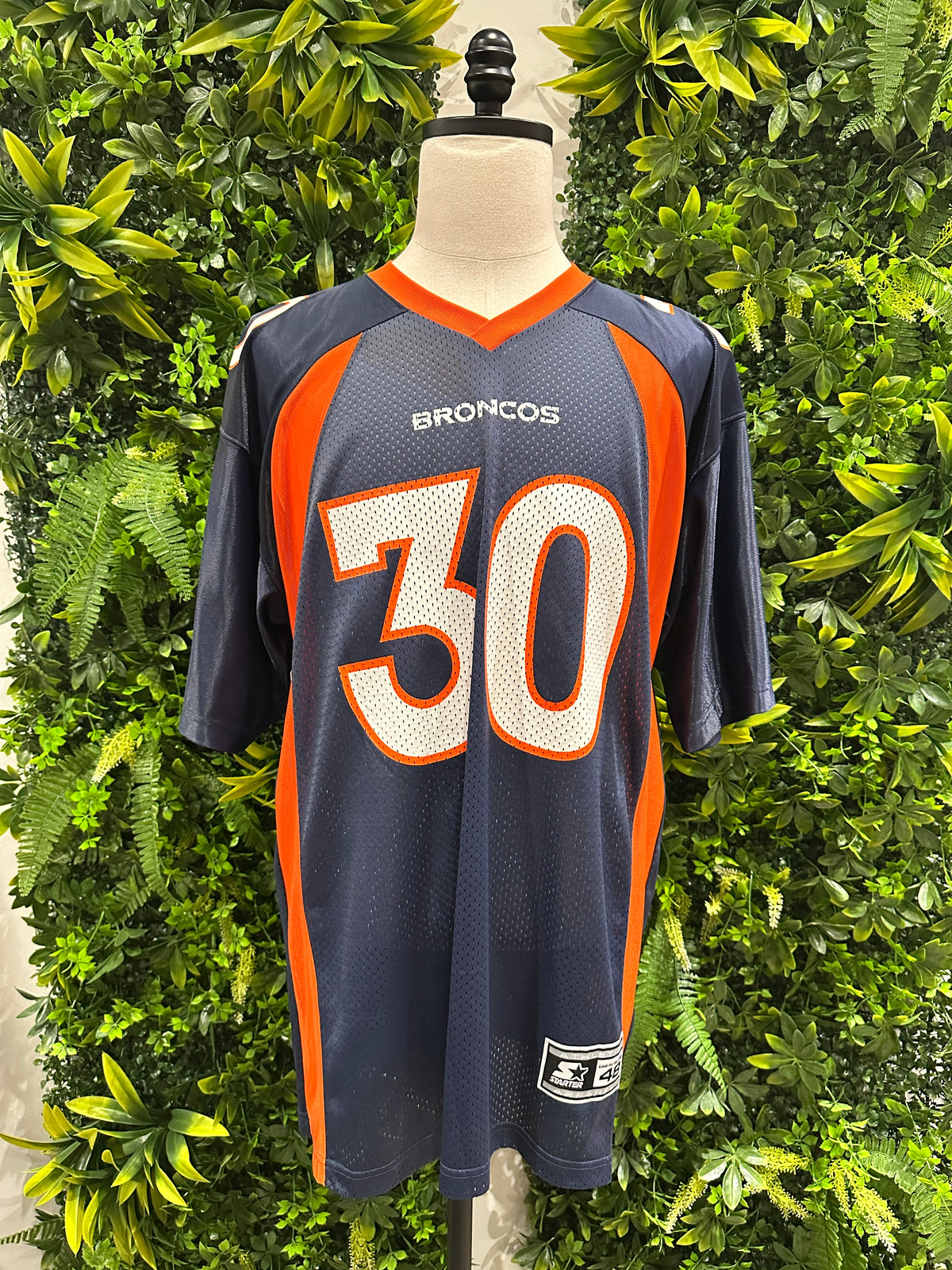 (Mens Large) 90s Starter Denver Broncos 'Terrell Davis' Jersey 007