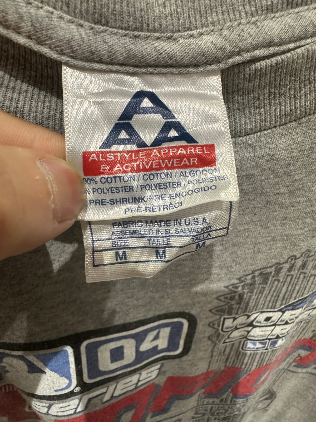 (Mens Medium) 2004 Boston Red Sox World Series Champs Shirt 007