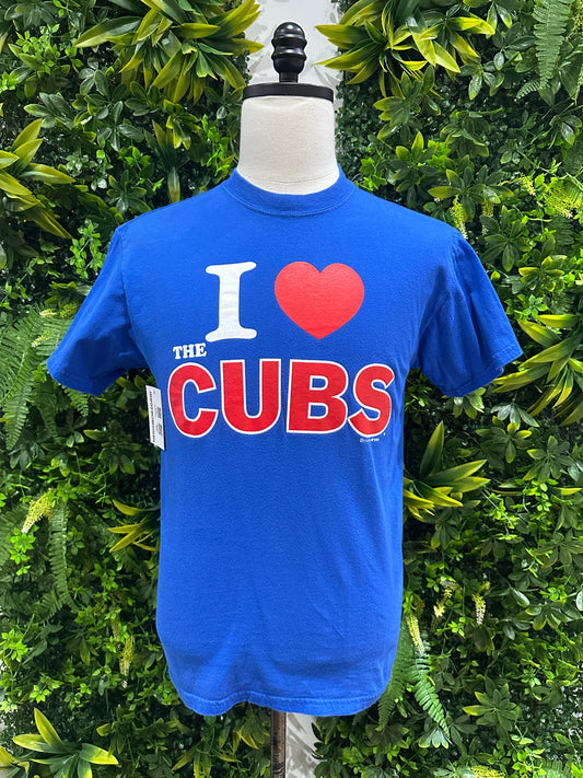 (Mens Medium) 2004 Chicago Cubs 'I Love Cubs' Shirt 007