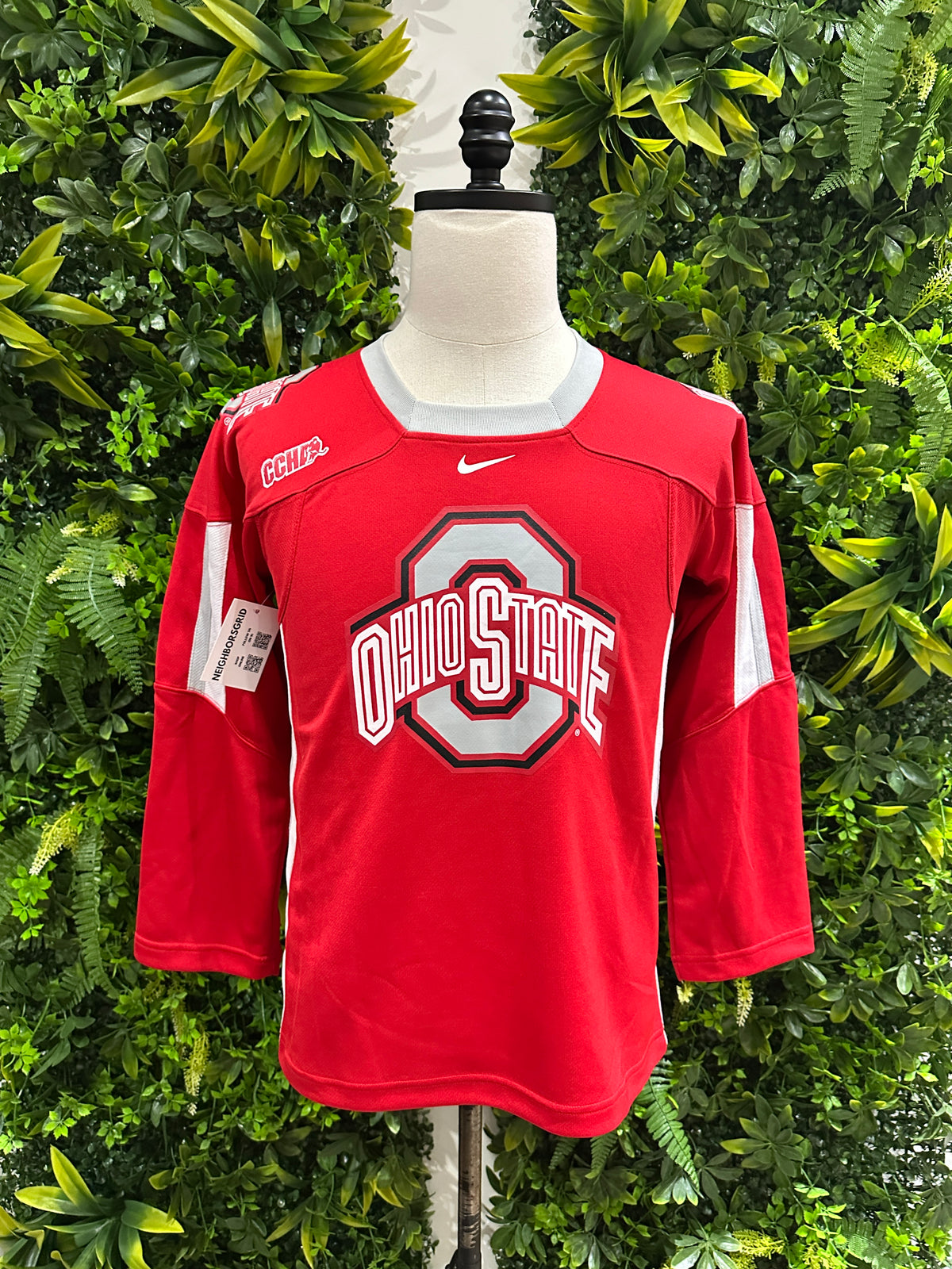 (Womens Medium) Nike Ohio State Jockey Jersey 007
