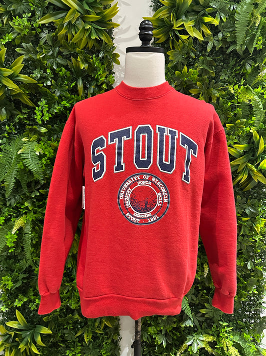 (Mens Large) 90s University Of Wisconsin Stout-Polytechnic Sweater 007