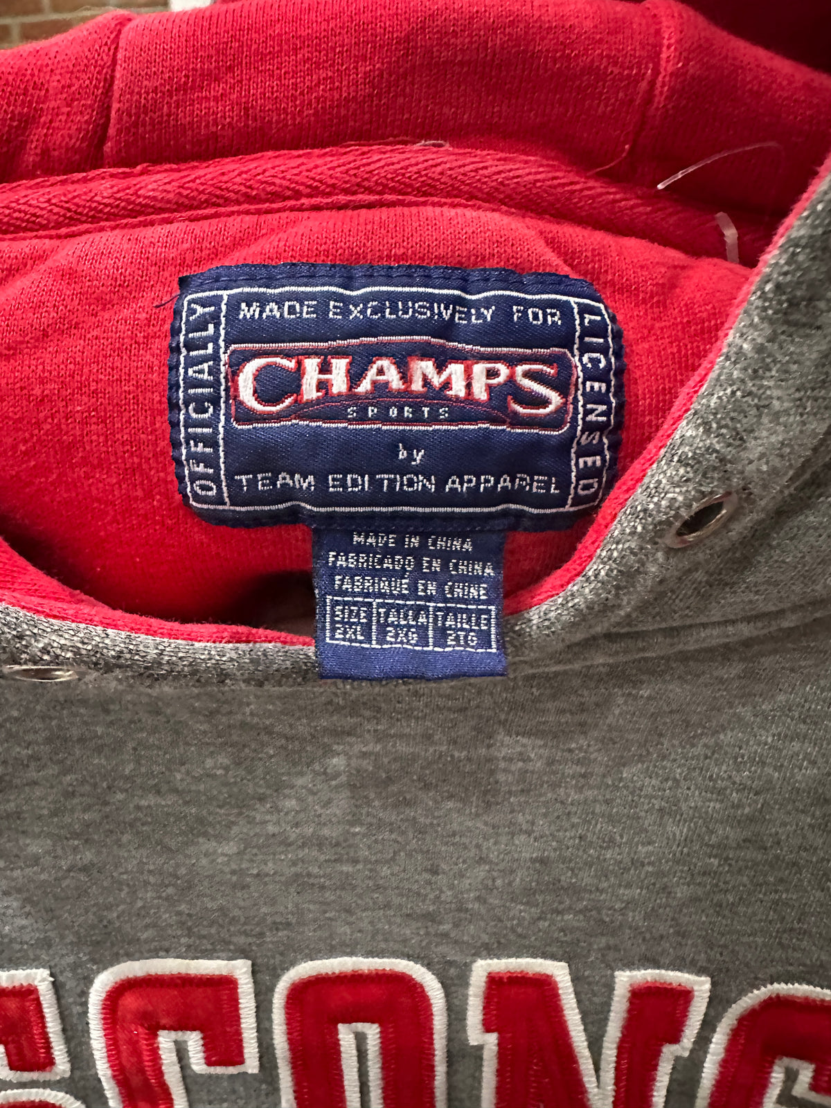 (Mens 2X) 90s University of Wisconsin Sweatshirt 007