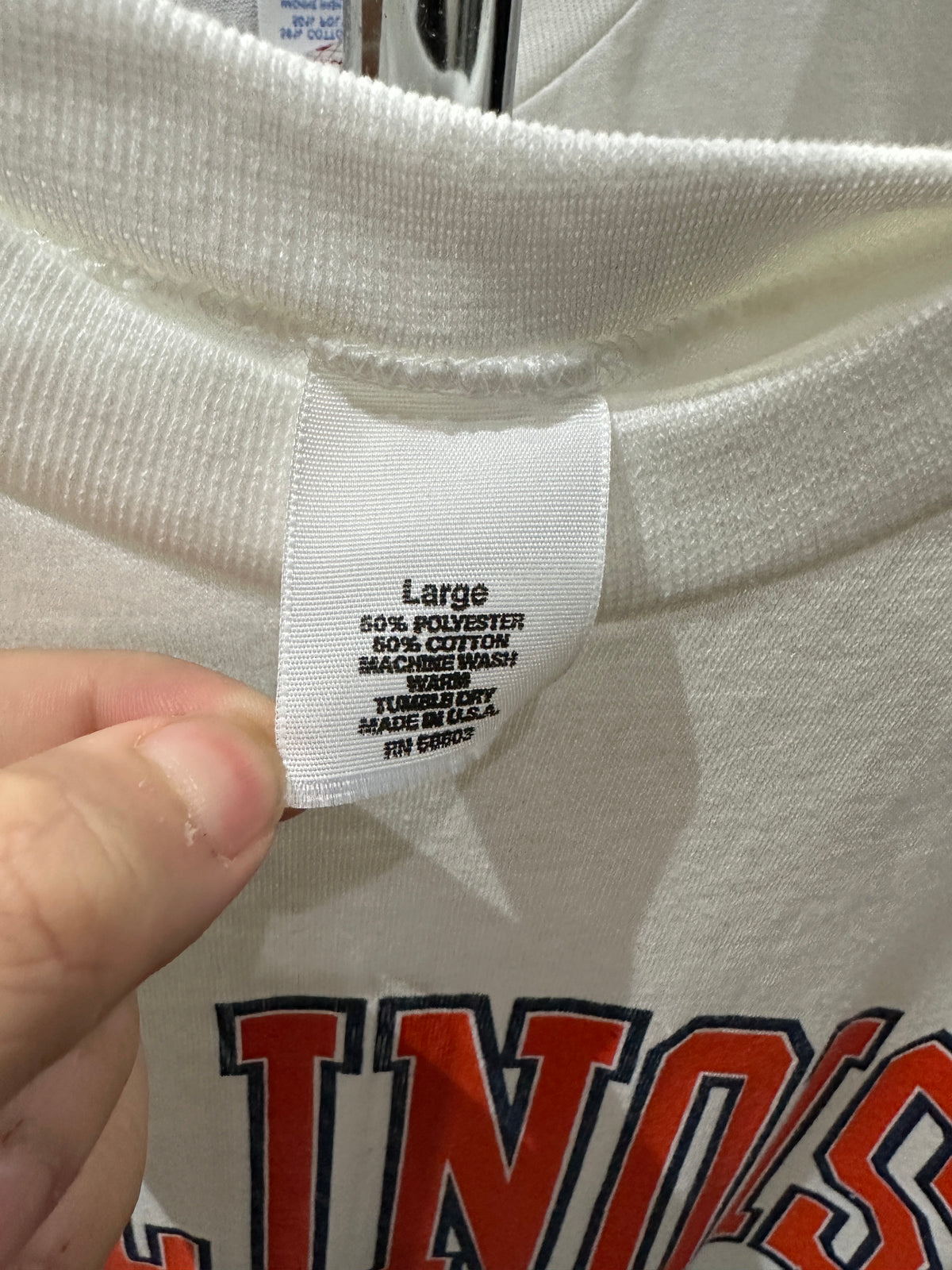 (Mens Large) 1989 University of Illinois Final Four Shirt 007