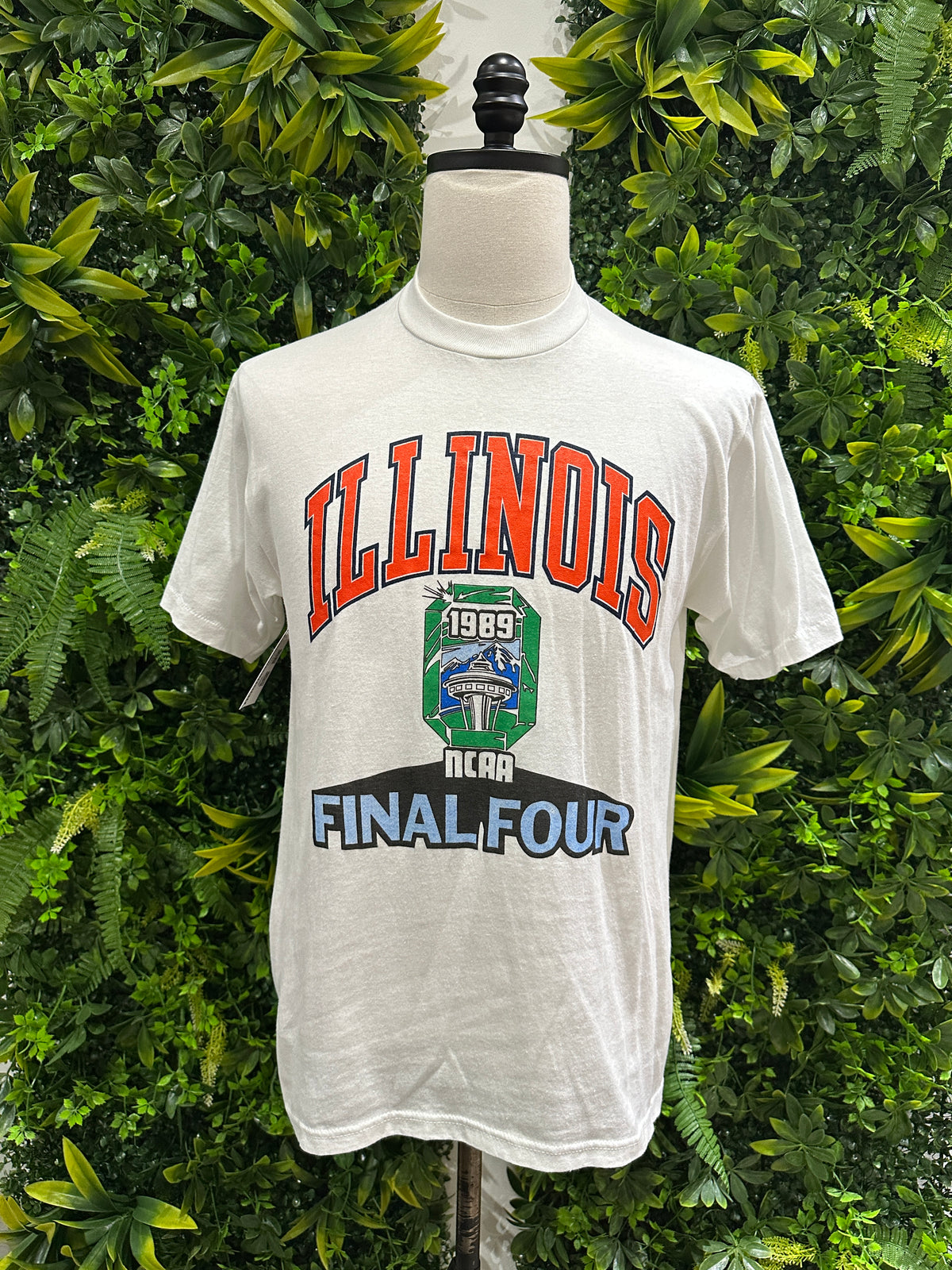 (Mens Large) 1989 University of Illinois Final Four Shirt 007
