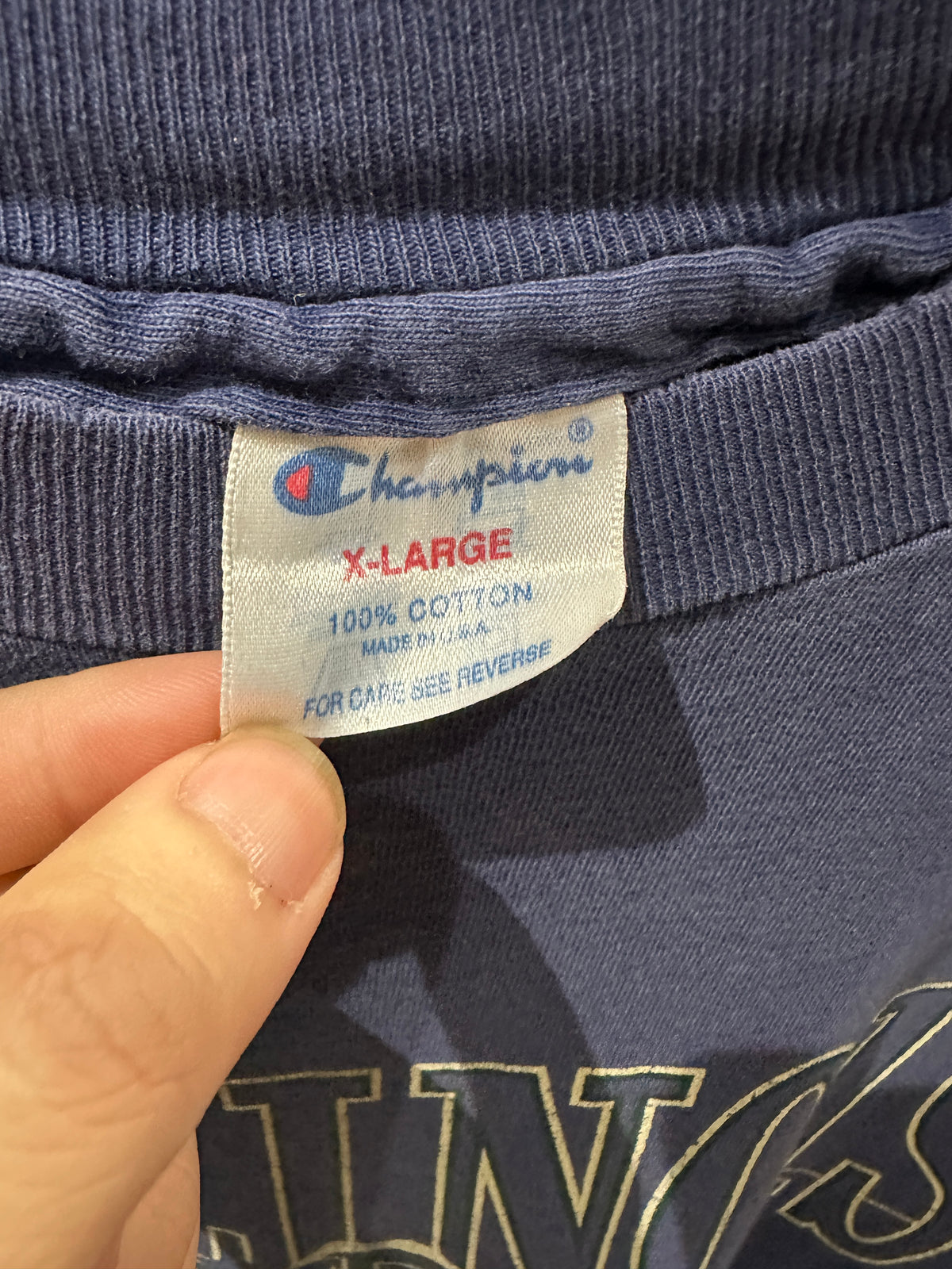 (Mens XL) 90s University of Illinois Spell-Out Shirt 007