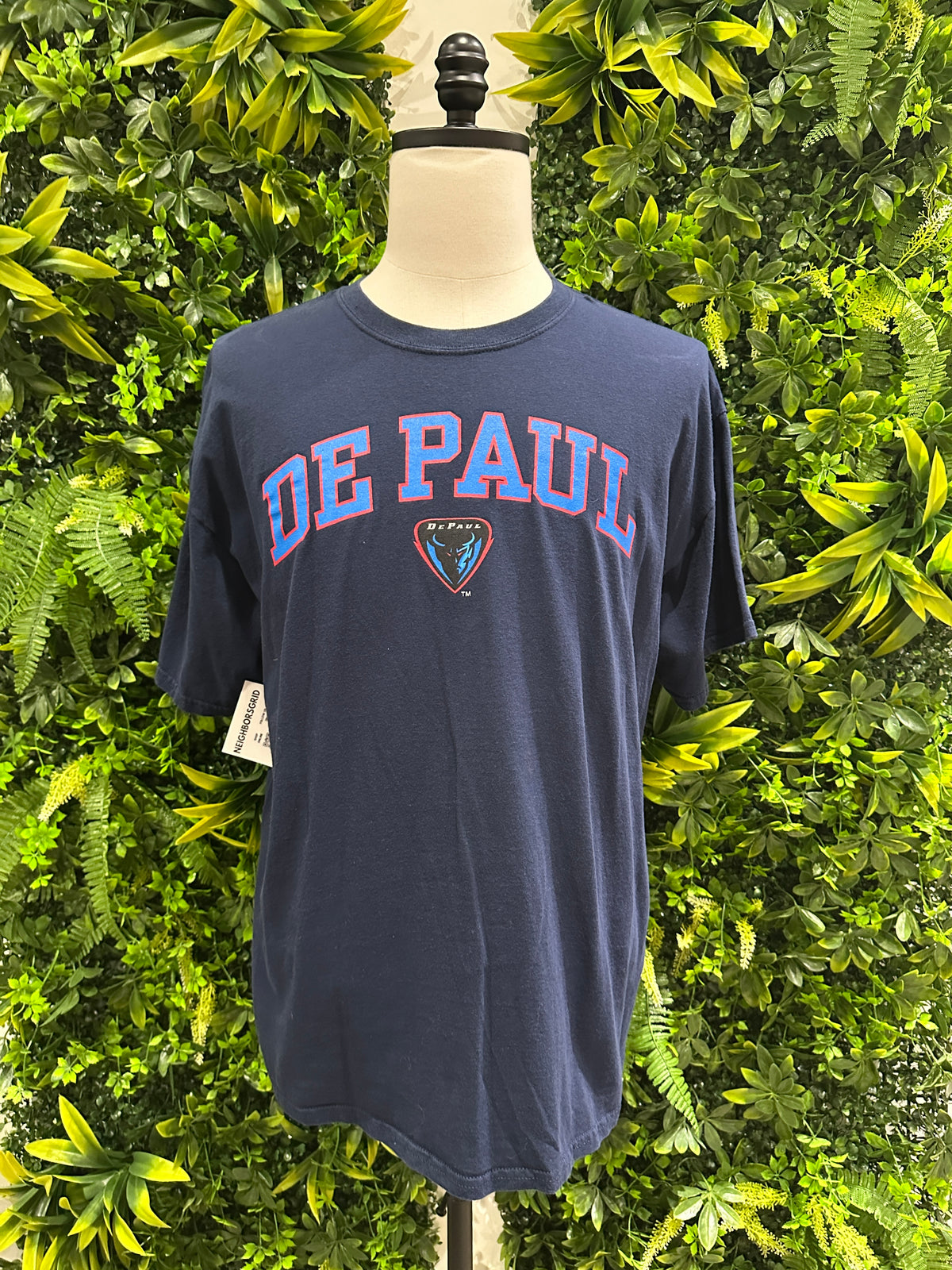 (Mens XL) Depaul University Spell-Out Shirt 007