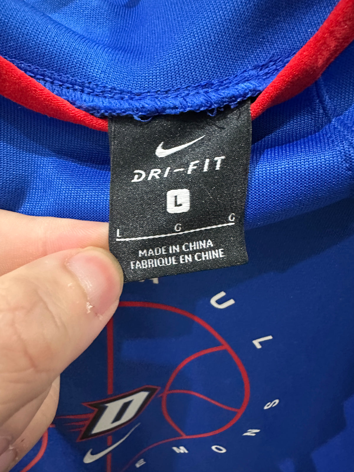 (Mens Large) Nike Depaul University Sweatshirt 007