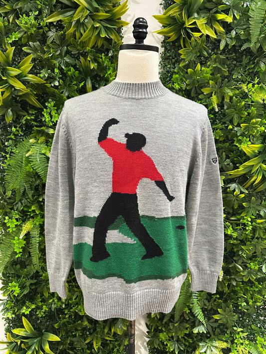 (Mens XL) Nike Gold Knitted Sweater