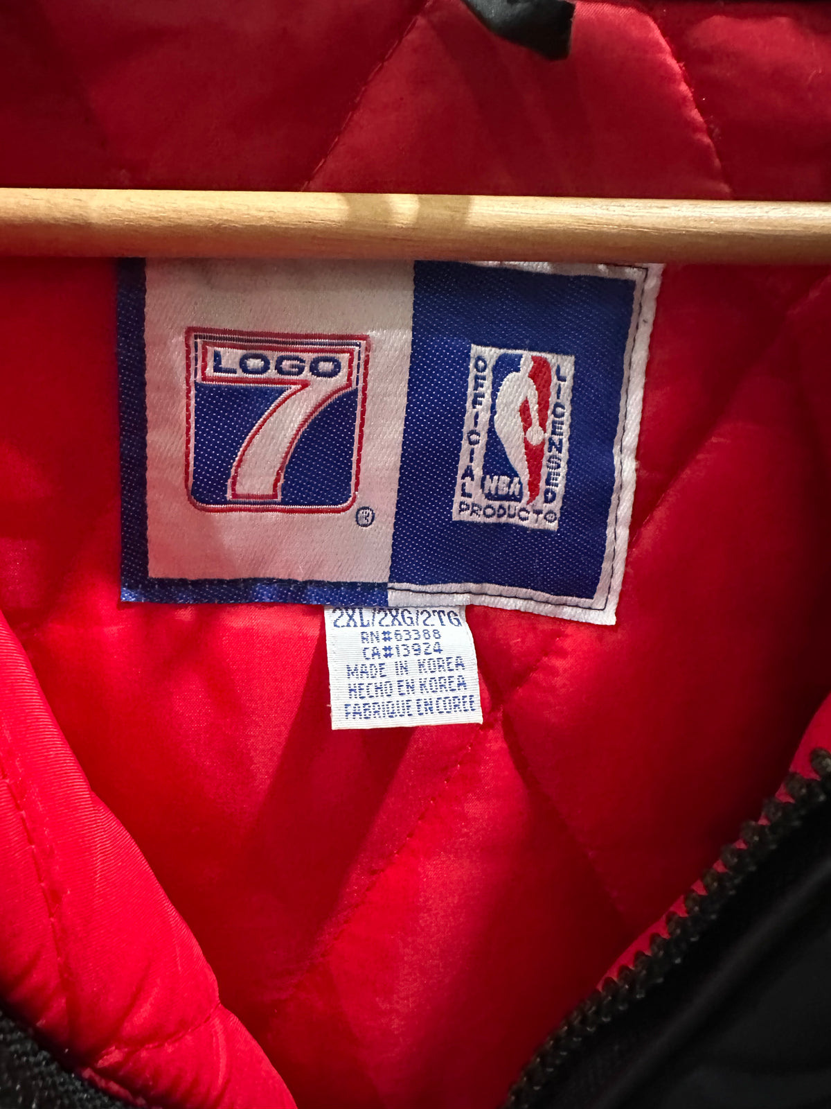 (Mens 2X) 90s Chicago Bulls Puffer Jacket