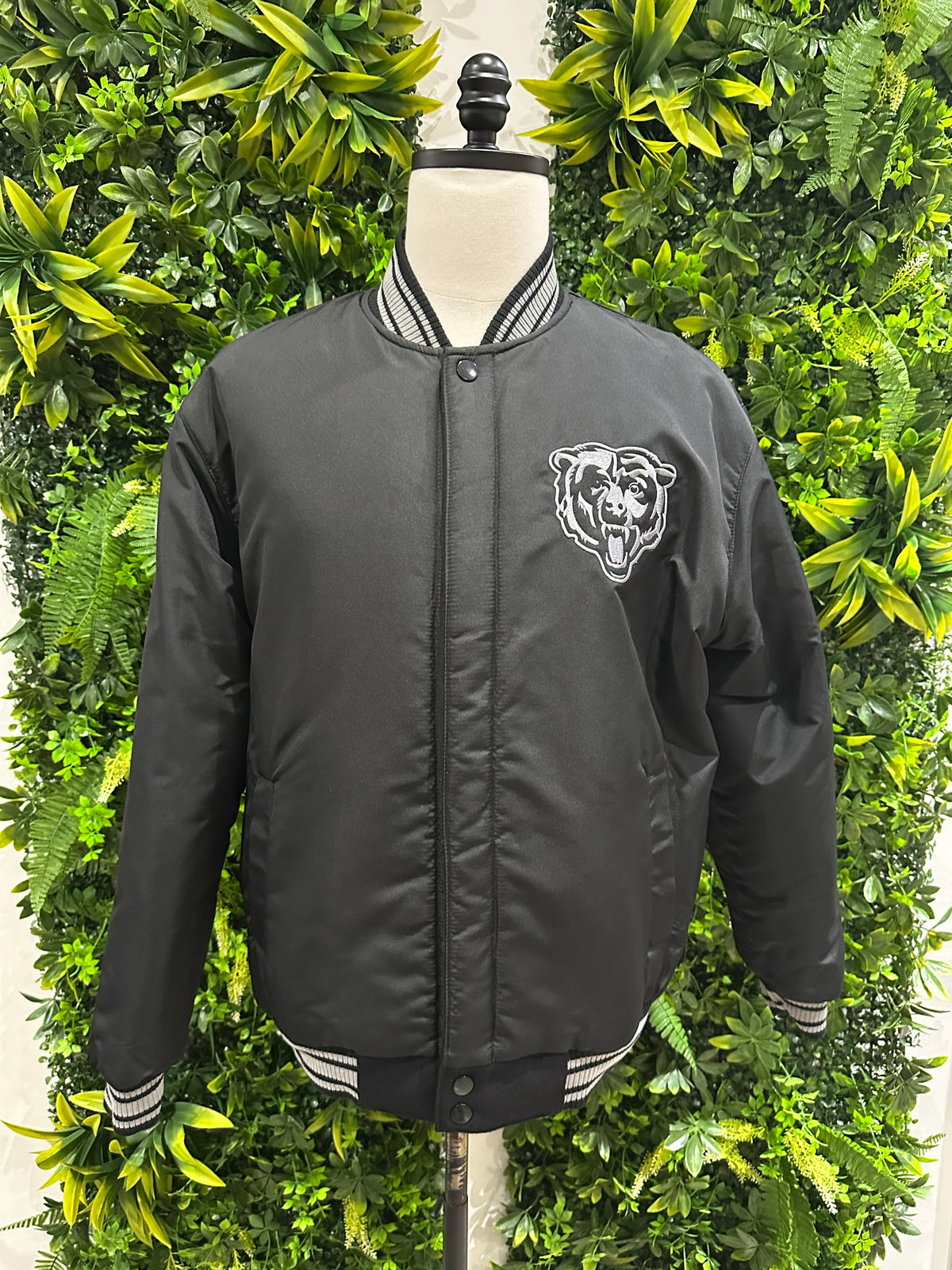 (Mens Large) NFL Chicago Bears Reversible Varsity Jacket