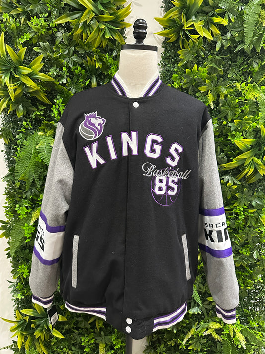 (Mens 2X) NBA Sacramento Kings Reversible Varsity Jacket