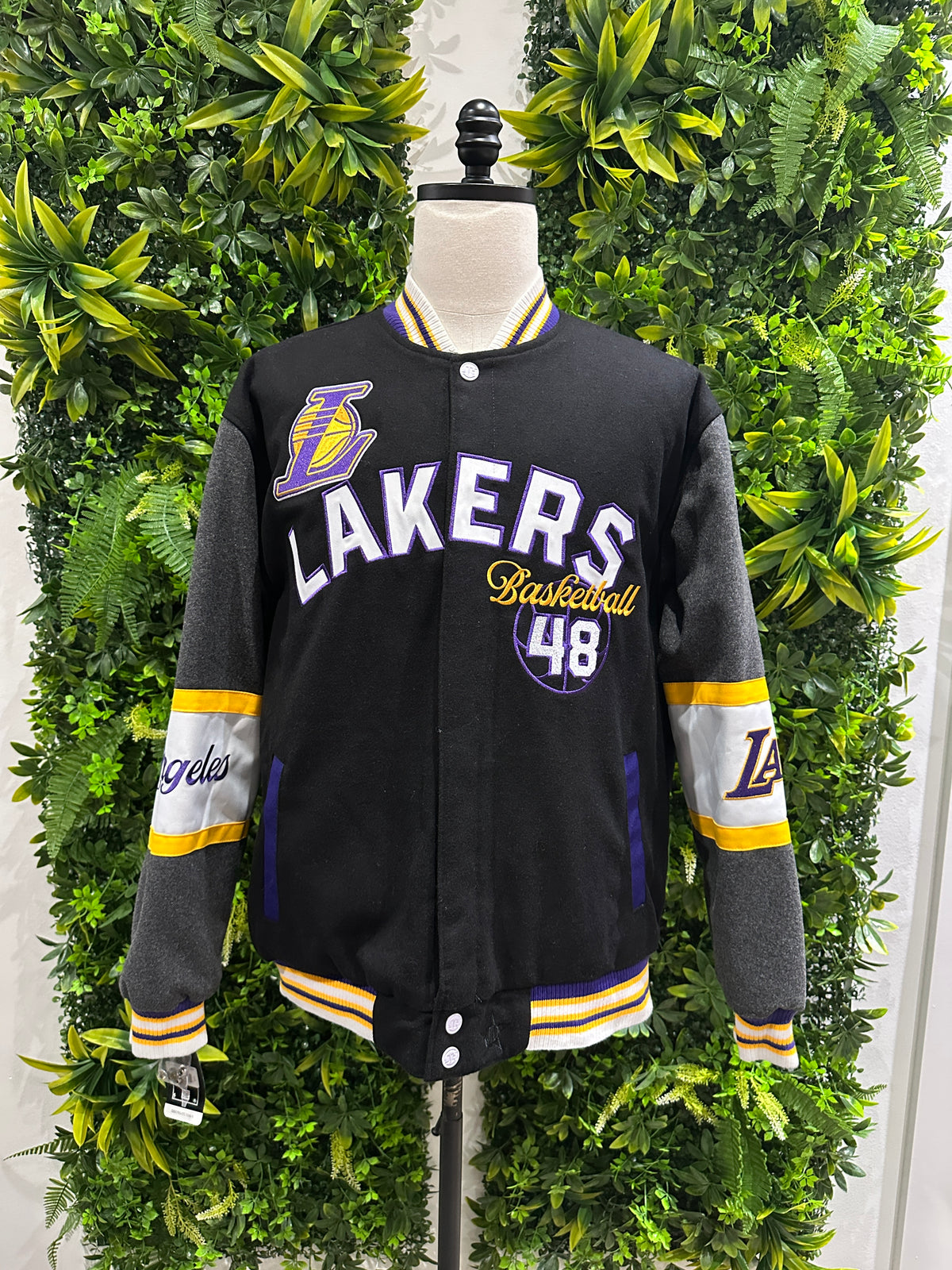 (Mens XL) NBA L.A Lakers Reversible Varsity Jacket