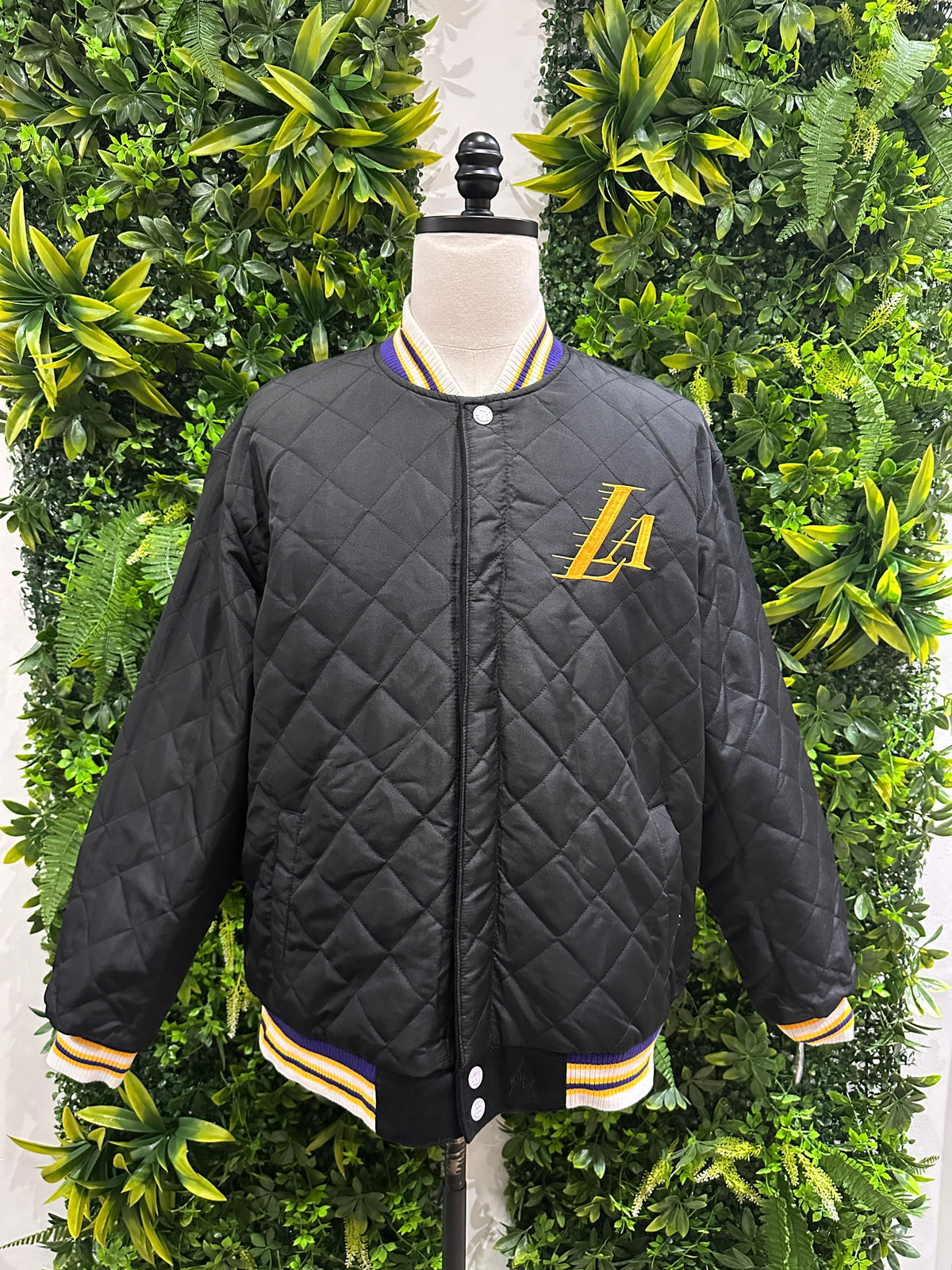 (Mens XL) NBA L.A Lakers Reversible Varsity Jacket