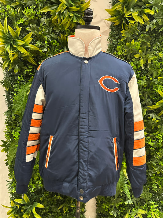 (Mens Large) NFL Chicago Bears Reversible Jacket