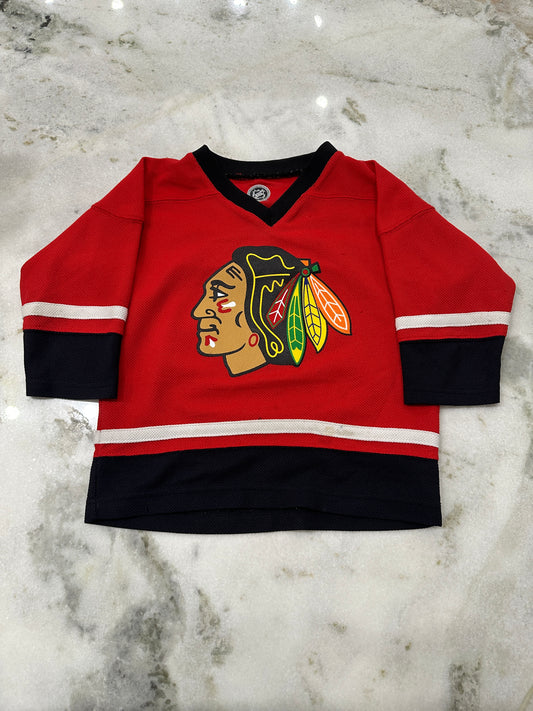 (Kids XS) NHL Blackhawks 'Patrick Kane' Jersey 007