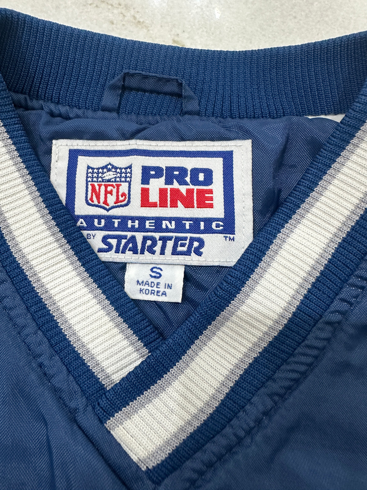 (Kids Small) 90s Starter Dallas Cowboys Pull-Over Windbreaker 007