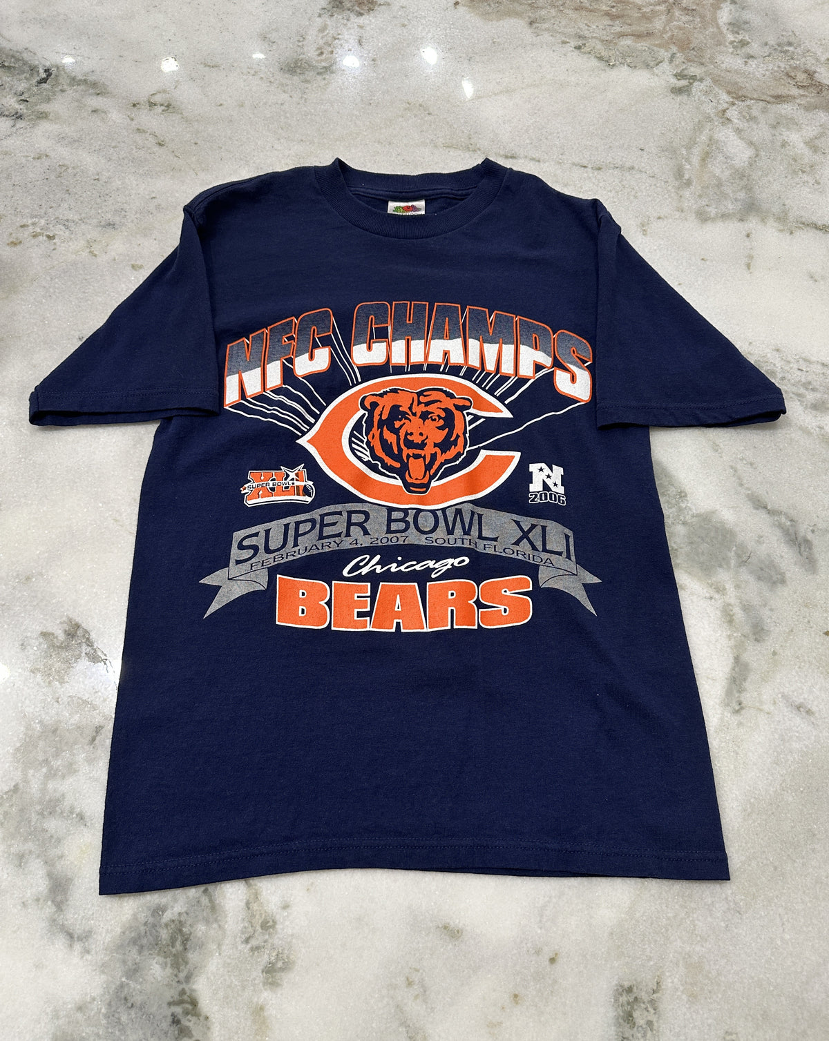 (Kids Large) 2006 Chicago Bears NFC Champs Shirt 007