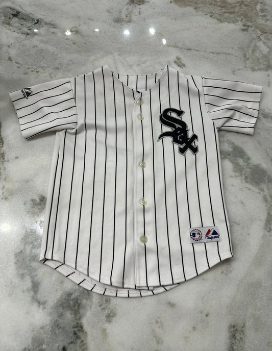 (kids Medium) MLB Chicago White Sox 'Freddy Garcia' Jersey 007