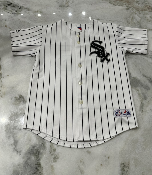(Kids Medium) MLB Chicago White Sox 'Jim Thome' Jersey 007