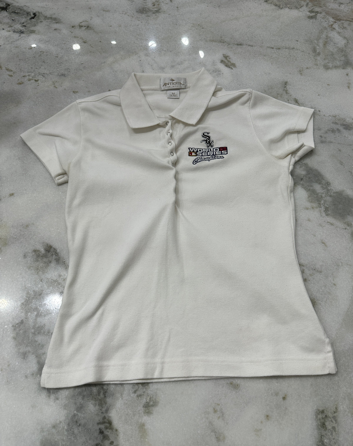 (Womens Medium) 2005 Chicago White Sox Champs Shirt 007