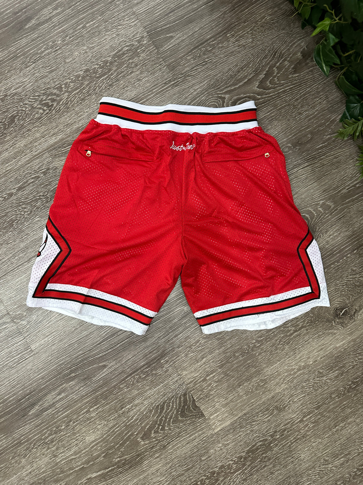 (Mens Small) NBA Chicago Bulls Red Basketball Shorts