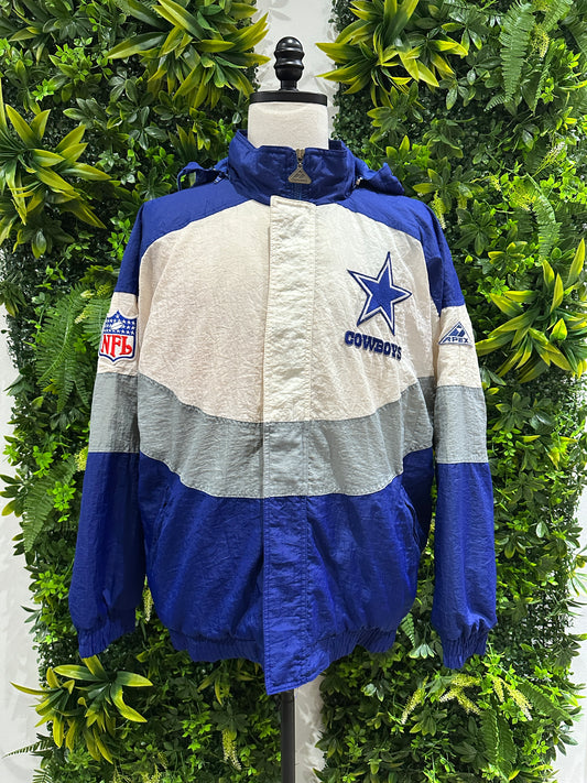 (Mens Large) 90s Dallas Cowboys Puffer Jacket 007