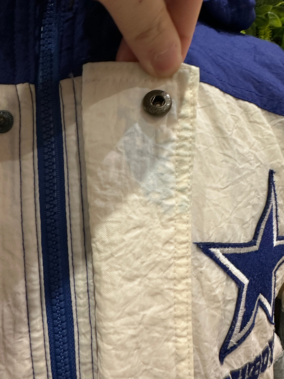 (Mens Large) 90s Dallas Cowboys Puffer Jacket 007