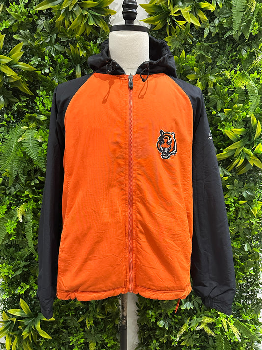 (Mens Medium) NFL Cincinnati Bengals Reversible Jacket 007