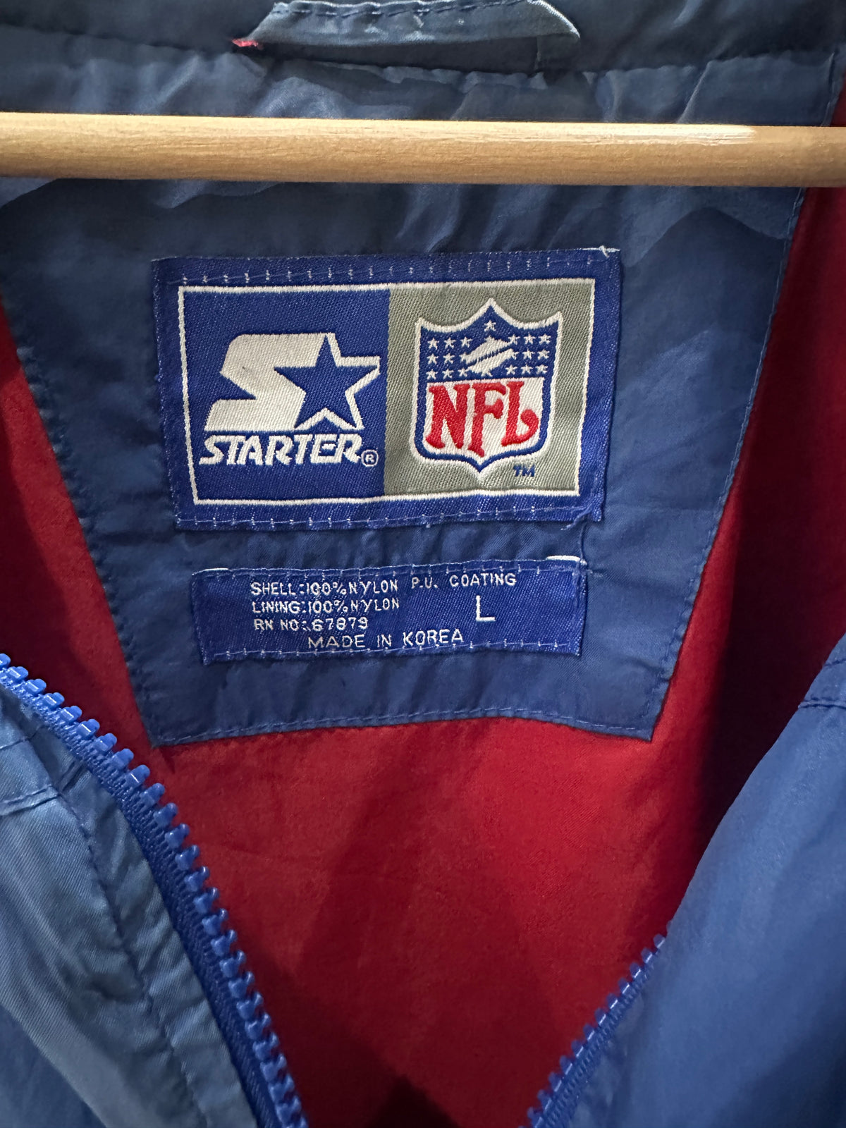 (Mens Large) 90s Starter New York Giants Windbreaker 007