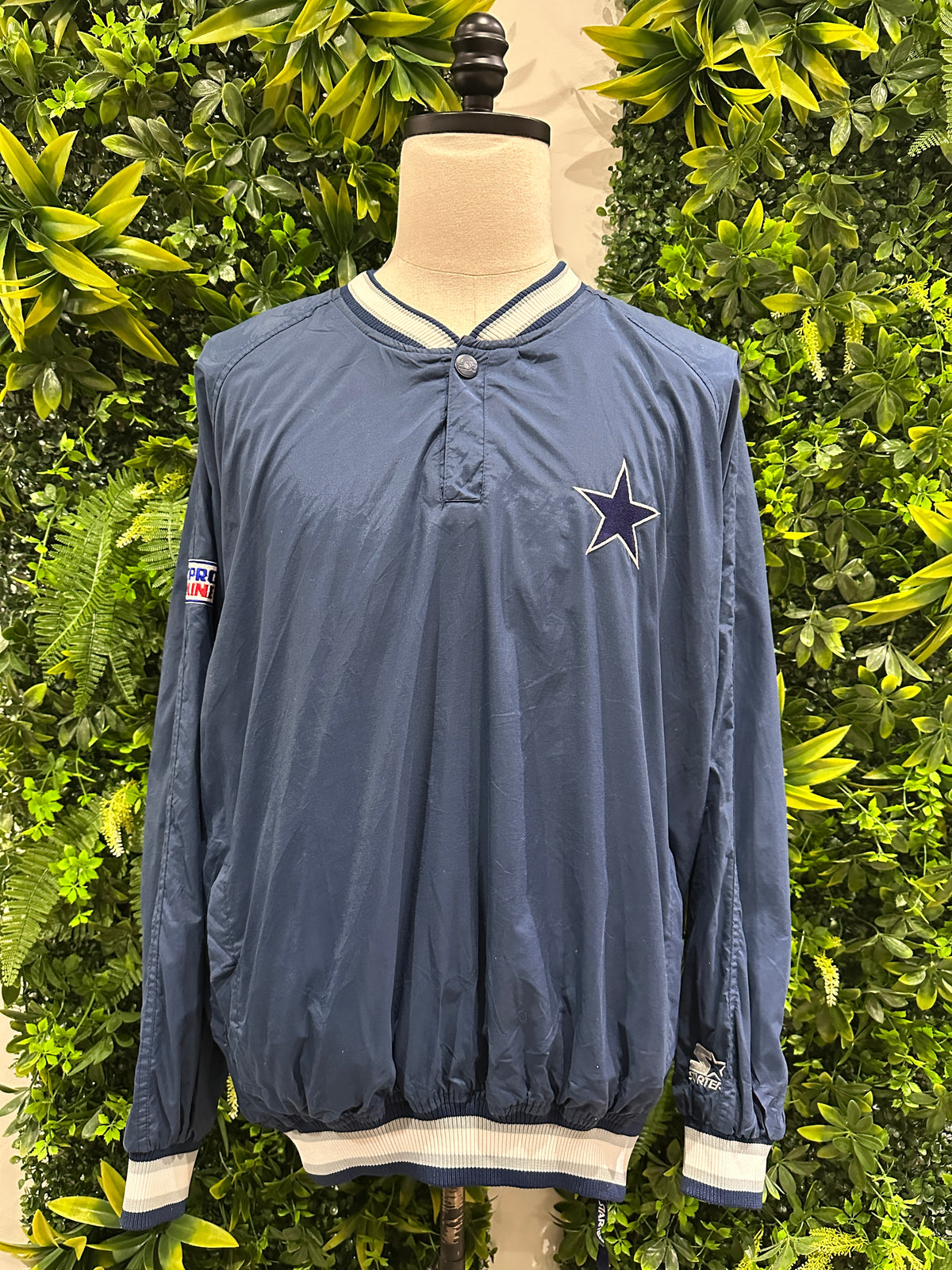 (Mens Large) 90s Stater Dallas Cowboys Windbreaker 007